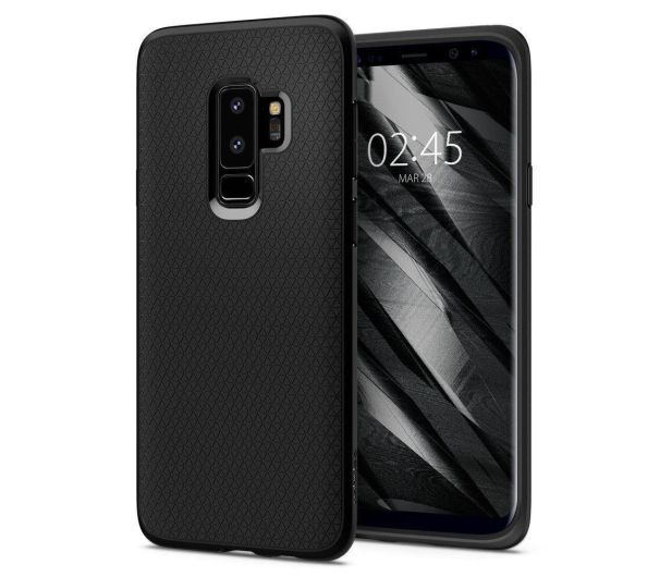 Etui Liquid Air do Samsung Galaxy S9+ czarne matowe - 417820 - zdjęcie